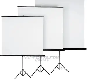 Tripod Projector Screen 240x240cm 96" by 96" Inches