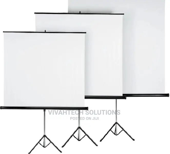 Tripod Projector Screen 240x240cm 96" by 96" Inches