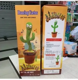 Generic Dancing Cactus Toys Speak Electronic Plush Twisting