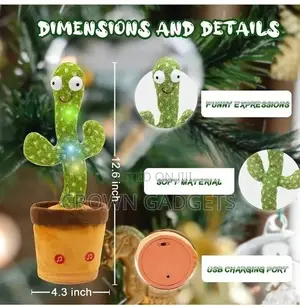 Dance Cactus Plush Toy