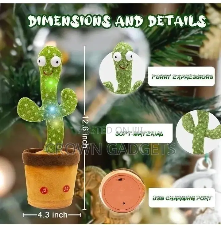 Dance Cactus Plush Toy