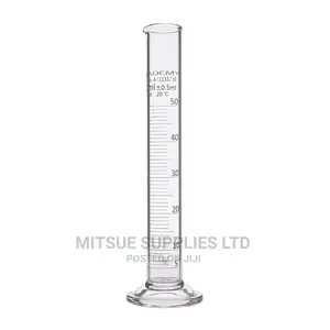A Set of 5 Measuring Cylinder 250ml Glass (Griffchem)