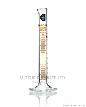 Pair of Measuring Cylinder 25ml Glass ( Borosil)