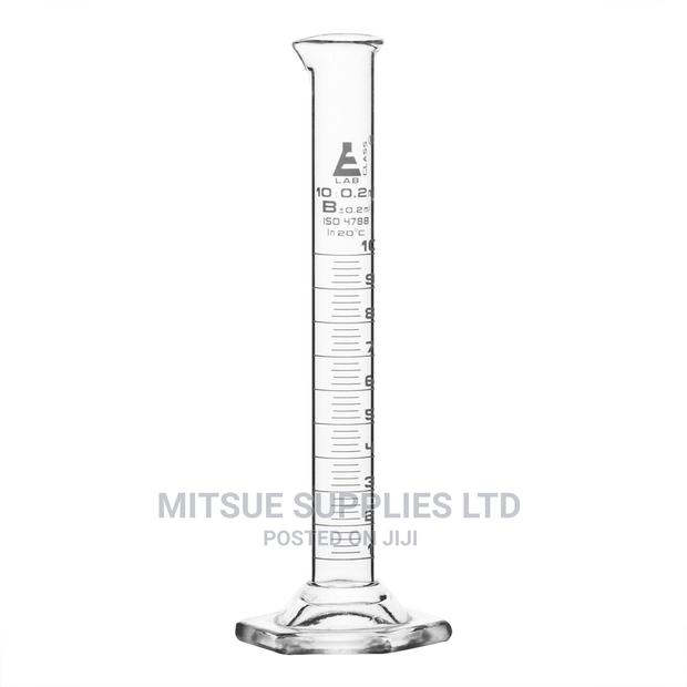 Pair of Measuring Cylinder 100ml Glass ( Borosil)