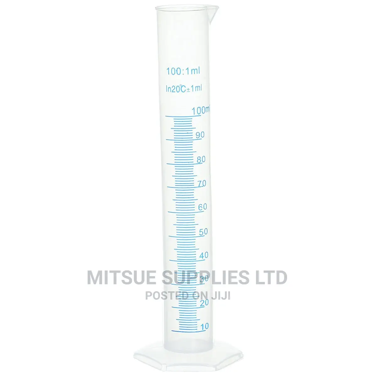 A Set of 10 Measuring Cylinder 25ml Plastic
