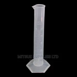 A Set of 5 Measuring Cylinder 500ml Plastic