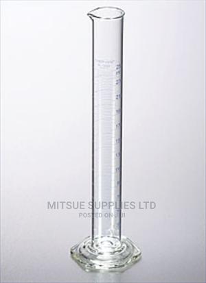 Pair of Measuring Cylinder 100ml Glass ( Pyrex) - thumbnail 2