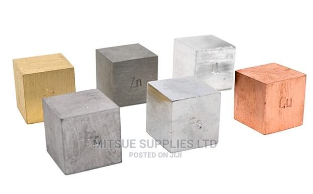 Set of 6 Metal Cubes - thumbnail 3