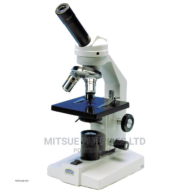 Supertek Monocular Microscope in Wooden Case - main view