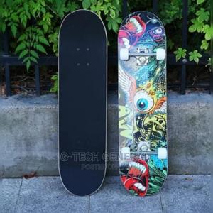 Skateboard With Rubber Wheels - thumbnail 2