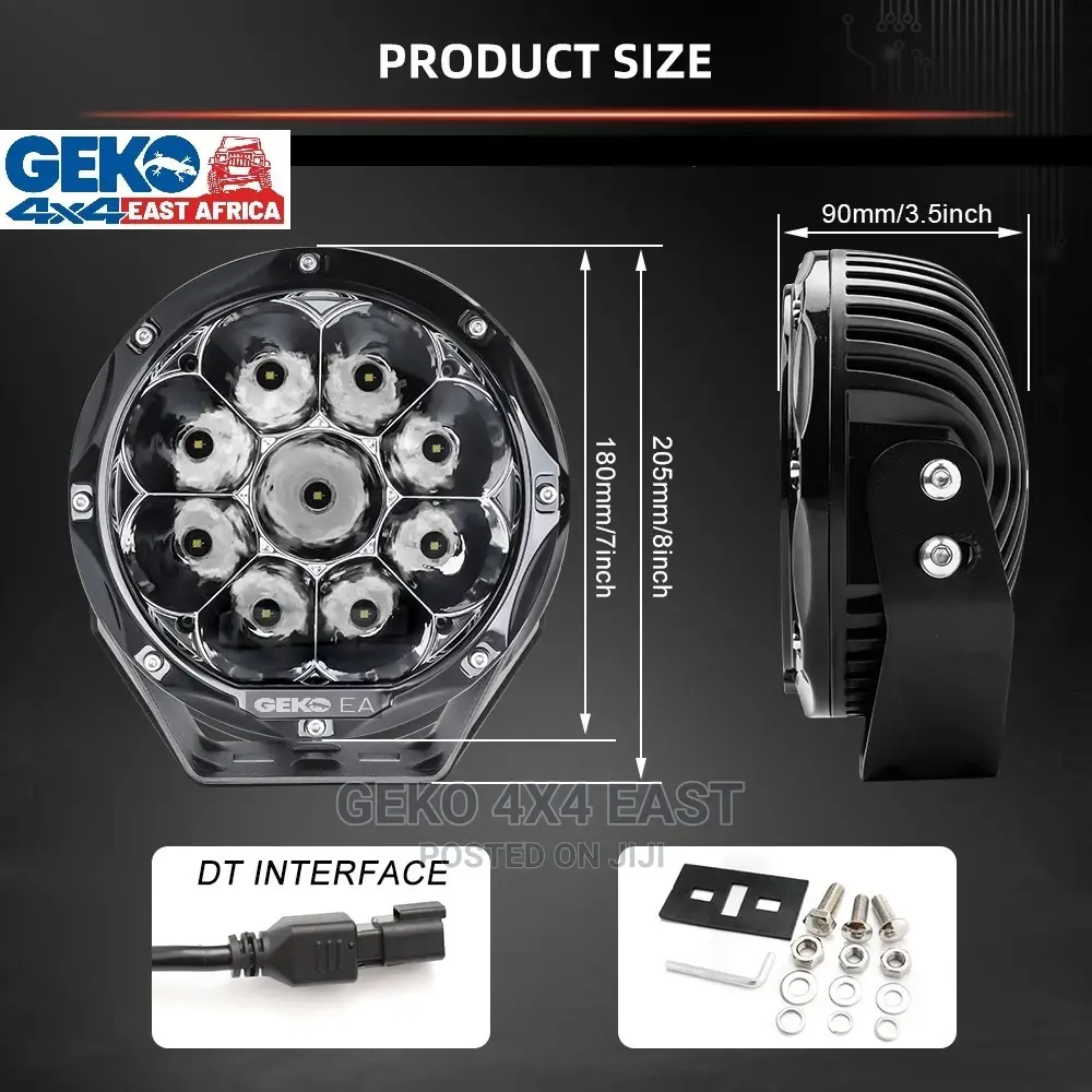 GEKO EA Spotlight 4X4 Offroad 7 Inch Driving Light G-Sl-D070