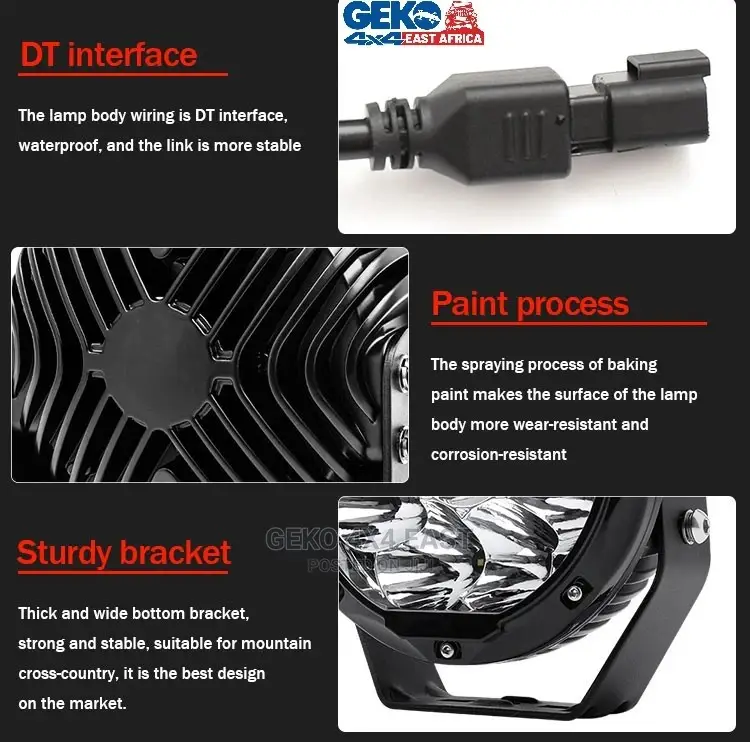 GEKO EA Spotlight 4X4 Offroad 7 Inch Driving Light G-Sl-D070