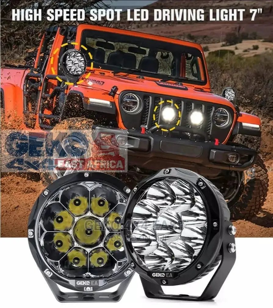 GEKO EA Spotlight 4X4 Offroad 7 Inch Driving Light G-Sl-D070