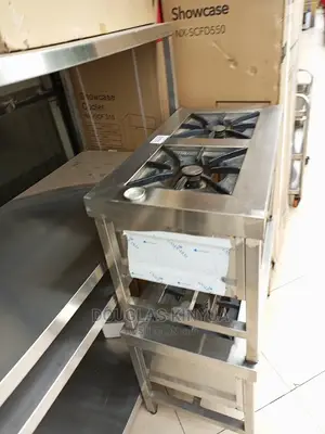 Gas Cooker Stainless Steel Two Burners