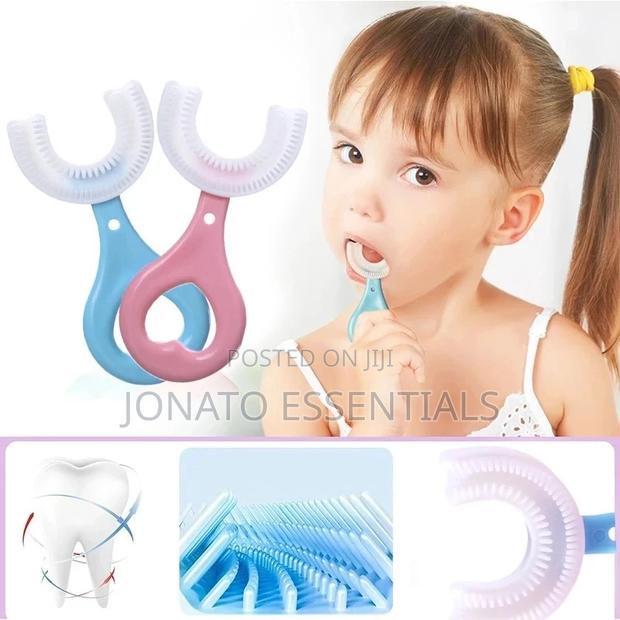Kids U Shaped Toothbrush, Soft Silicone Toothbrush - main view