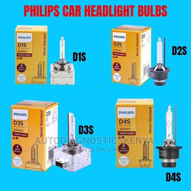 Original Philips Xenon D1S, D2S, D3S, D4S Headlight Bulbs - main view