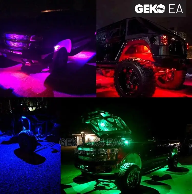 Rock Lights, Multi Color LED Rgb App Contolled