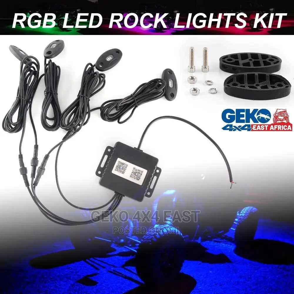Rock Lights, Multi Color LED Rgb App Contolled