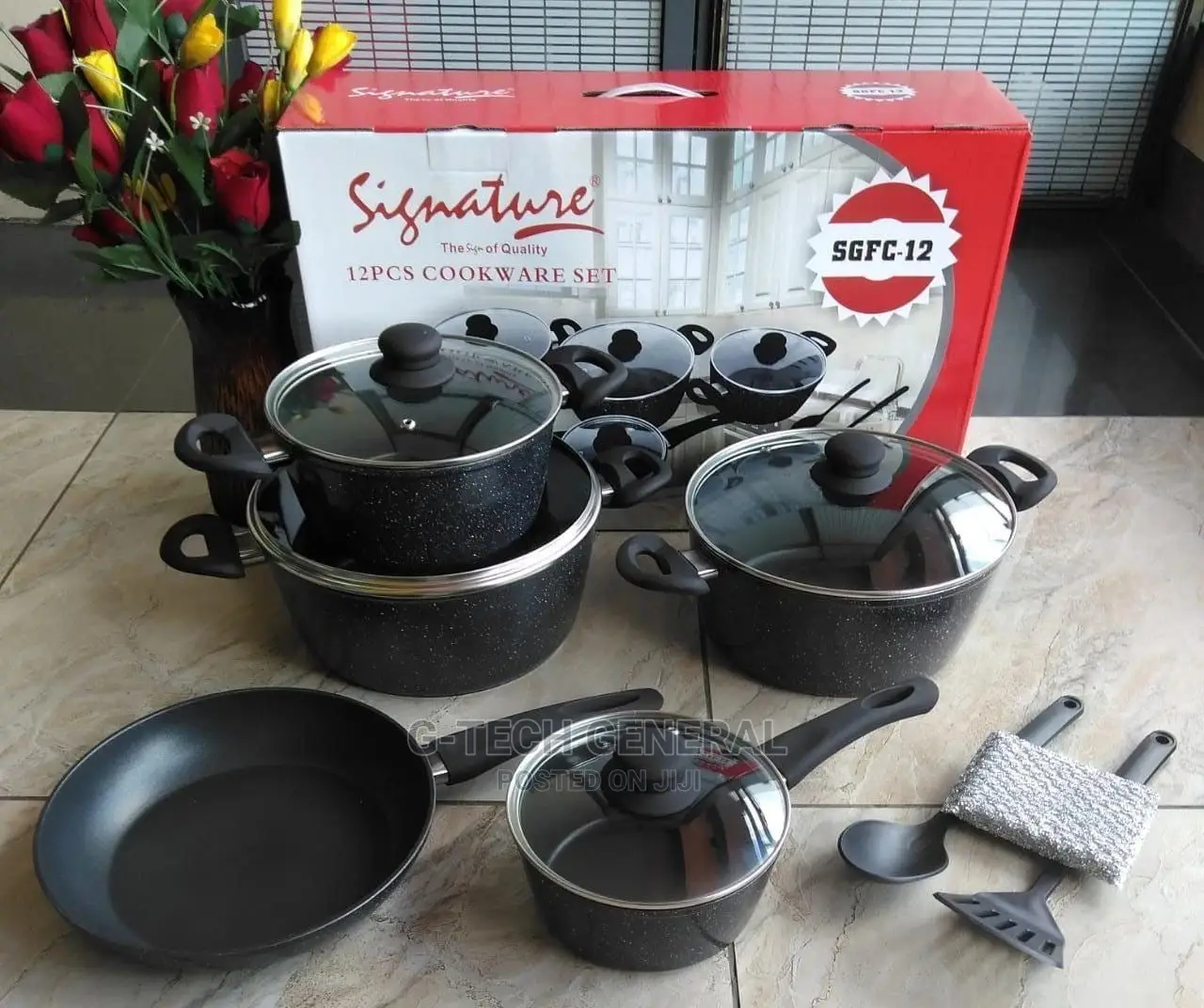 12 Pieces Signature Cookware Set.