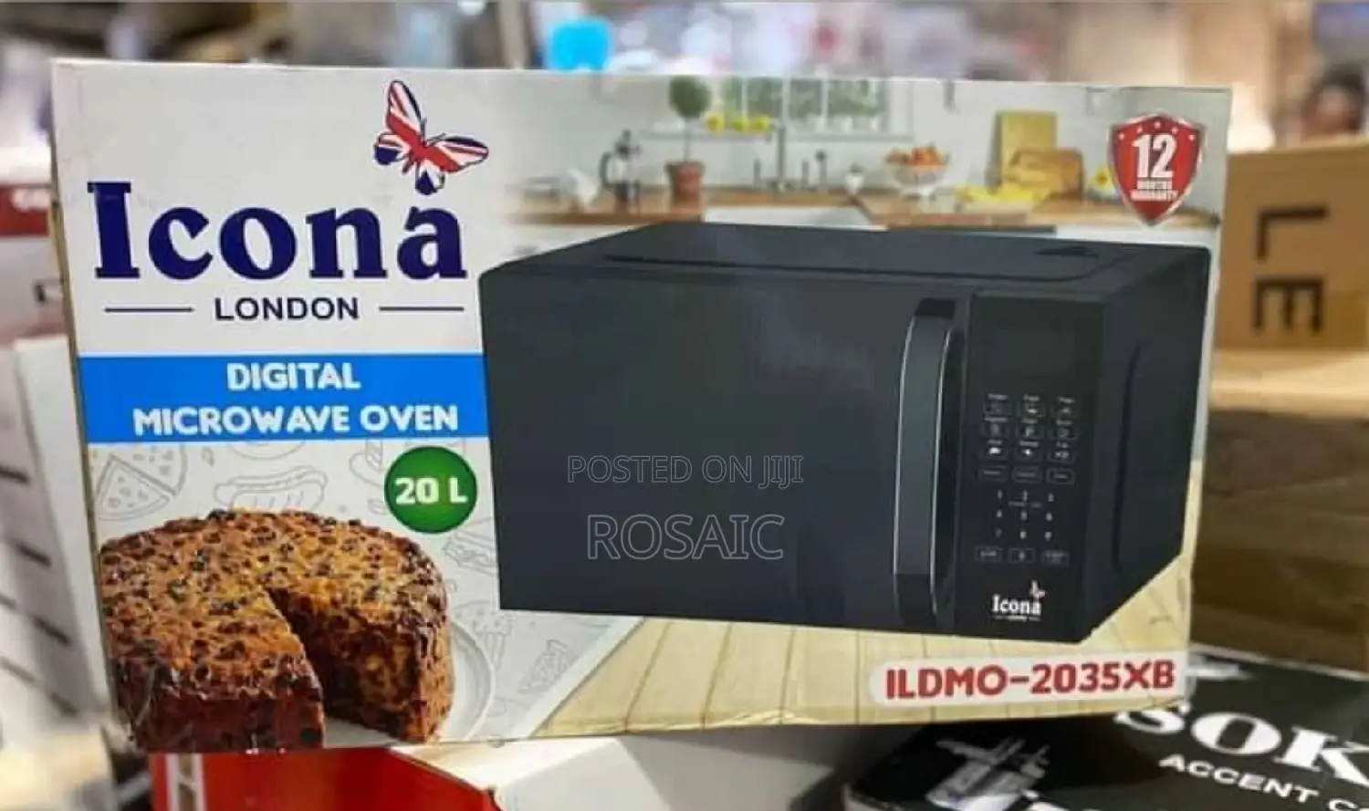 Icona Digital Microwave Available