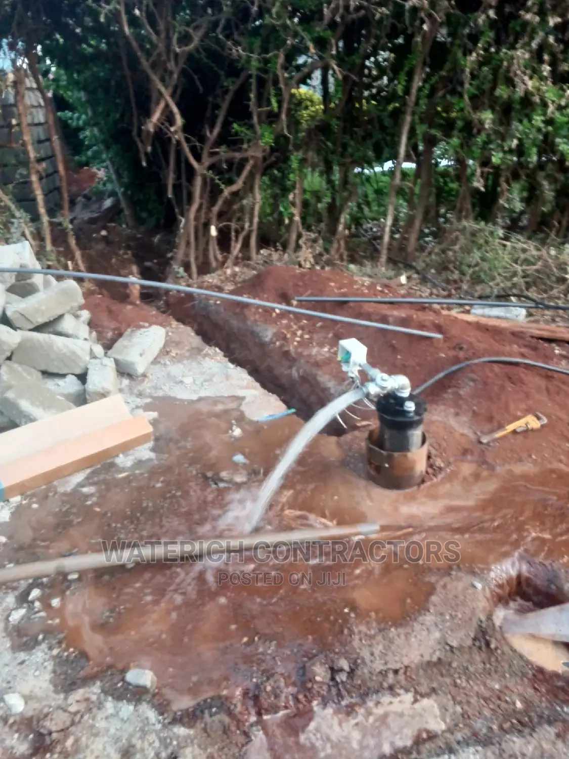 Borehole Survey, Drilling and Pump Installation.