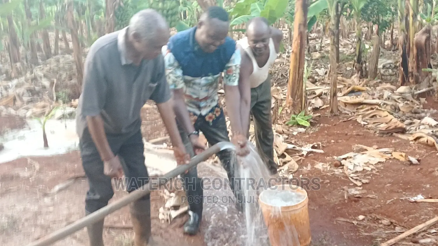 Borehole Survey, Drilling and Pump Installation.