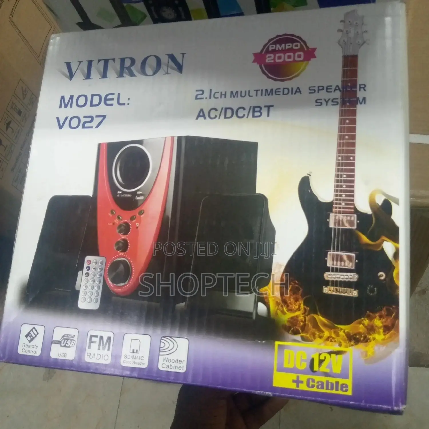 2.1ch Vitron V027 Subwoofer System.