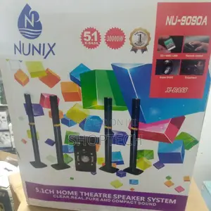 5.1ch Nunix 9090A Home Theater Speaker System.