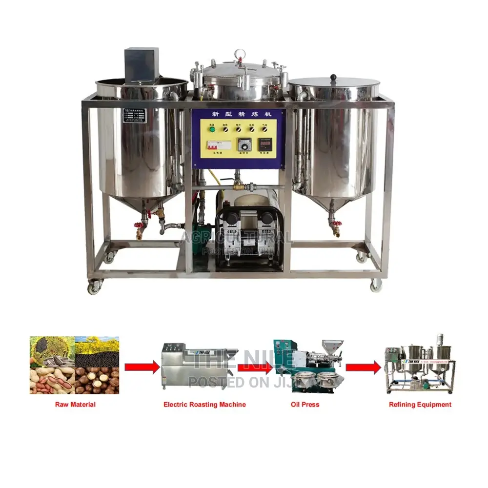 Sunflower Oil Refining Equipment Oil Press Machine