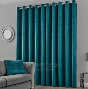 Elegant Turquoise Curtain