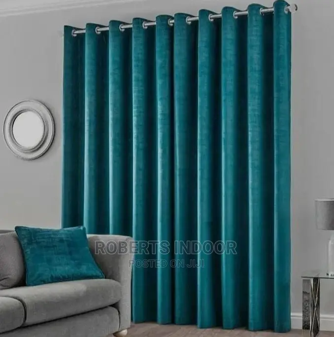 Elegant Turquoise Curtain