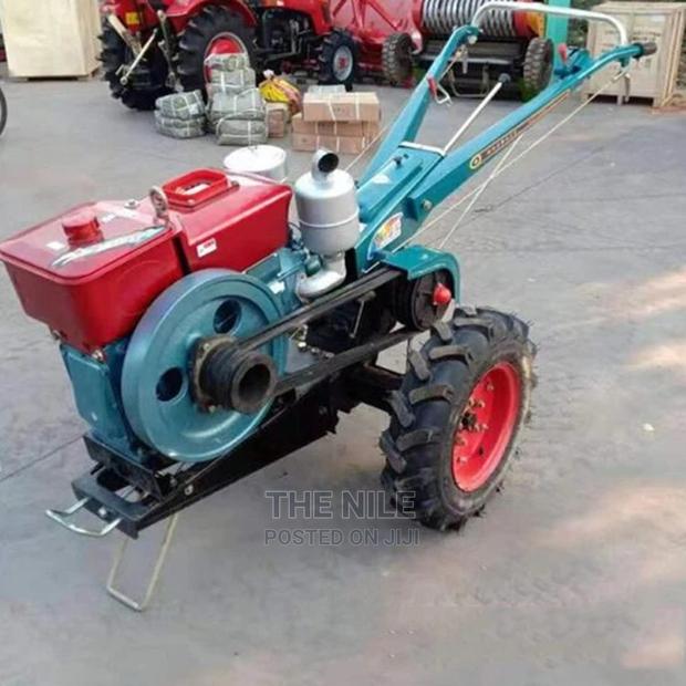 Diesel Walk Tractor With Rotary Tiller - thumbnail 2