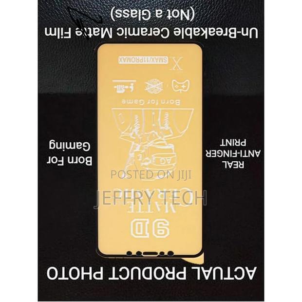 9H Ceramic Anti-Fingerprint Screen Protector iPhone Xs Max / - thumbnail 2
