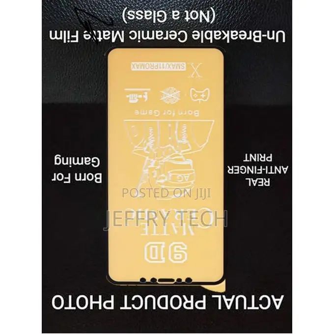 9H Ceramic Anti-Fingerprint Screen Protector iPhone Xs Max /