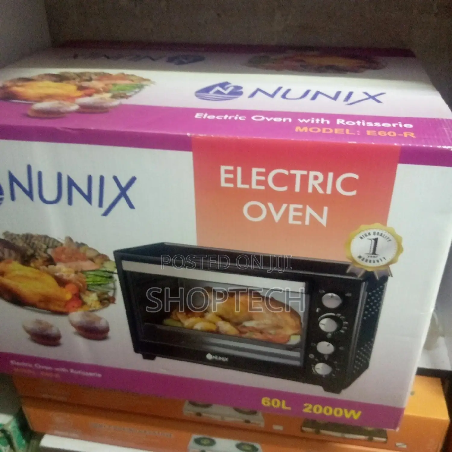 Nunix Electric Oven 60l With Rotisserie