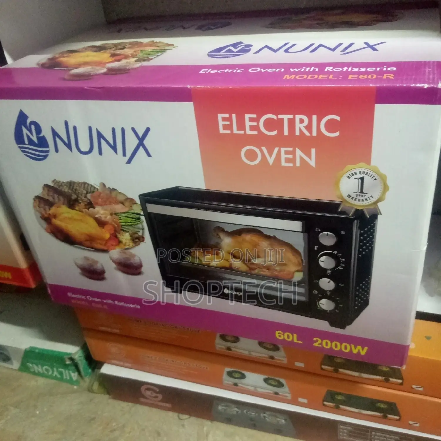 Nunix 60litres Electric Oven