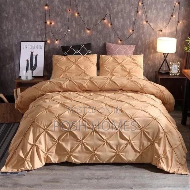 Pinch Pleat Pin Tuck Duvet Cover Set