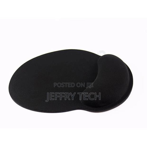 Gaming Mouse Pad Wrist Rest Silicone Non-Slip Black for Lapt