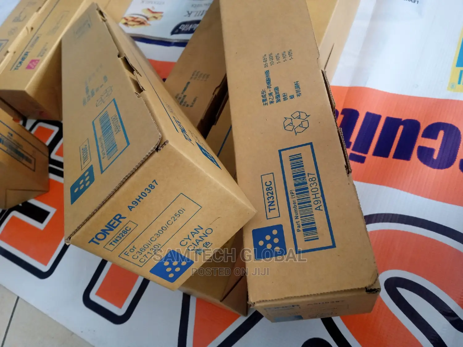 Genuine TN 328 Cyan Toner
