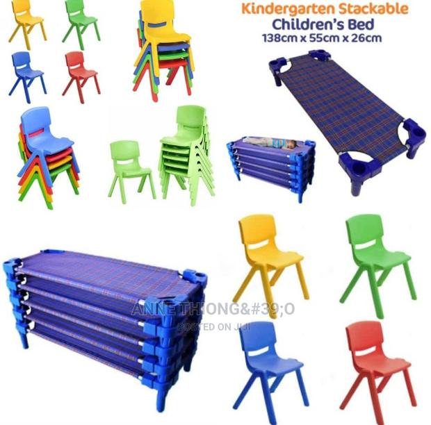 Stackable Kindergarten Beds - main view