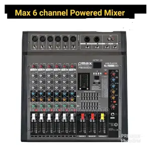 Max 6 Channel Powered Mixer
