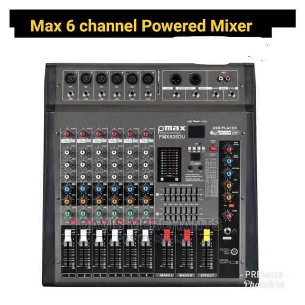 Max 6 Channel Powered Mixer
