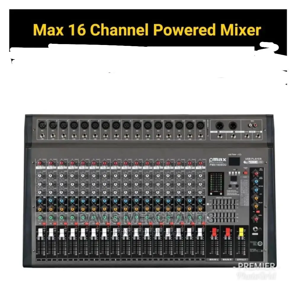 Max 16 Channel Powered Mixer