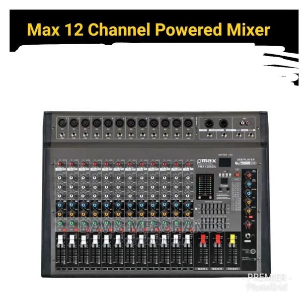 Max 12 Channel Powered Mixer - main view