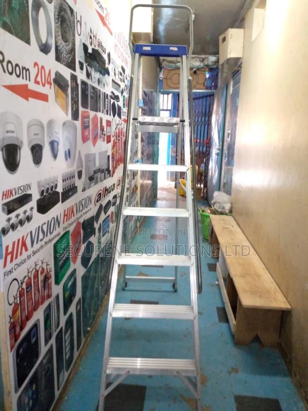 Aluminium Warehouse Platform Ladder 6 Steps - main view