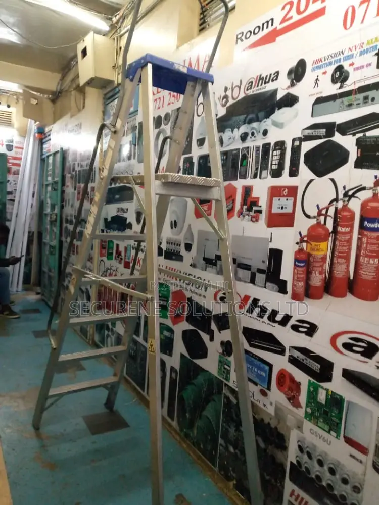 Aluminium Warehouse Platform Ladder 6 Steps