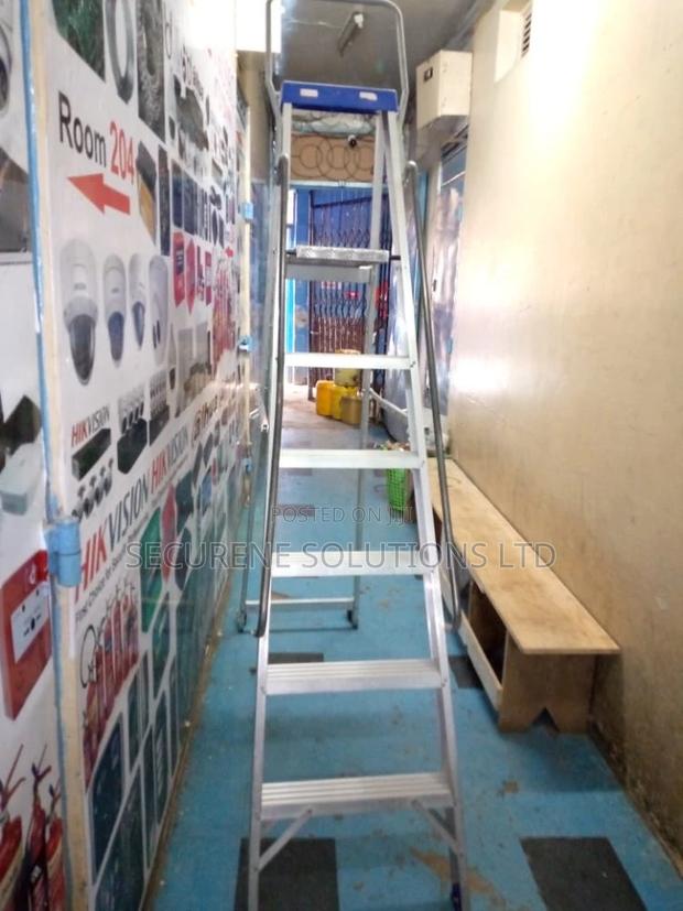 Aluminium Warehouse Platform Ladder 6 Steps - thumbnail 4