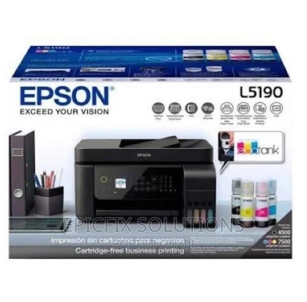 Epson L5190 Wi-Fi All-In-One Ink Tank Printer (ADF)