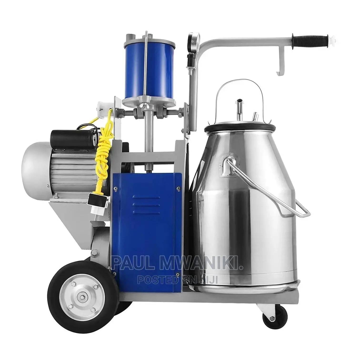 Electric Milking Machine Stainless Steel Double Bucket