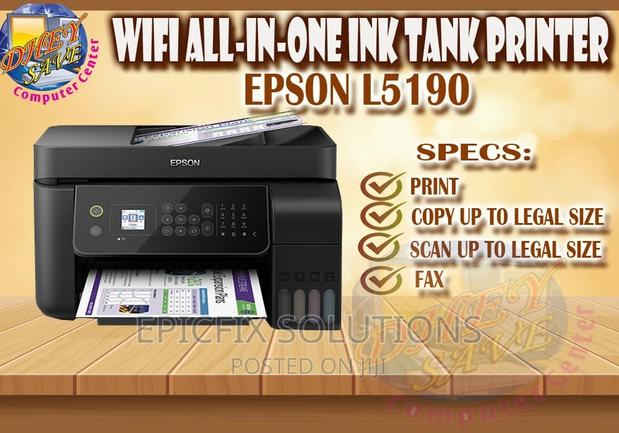 EPSON L5190 Printer With Adf (Refillable/Cis) - main view